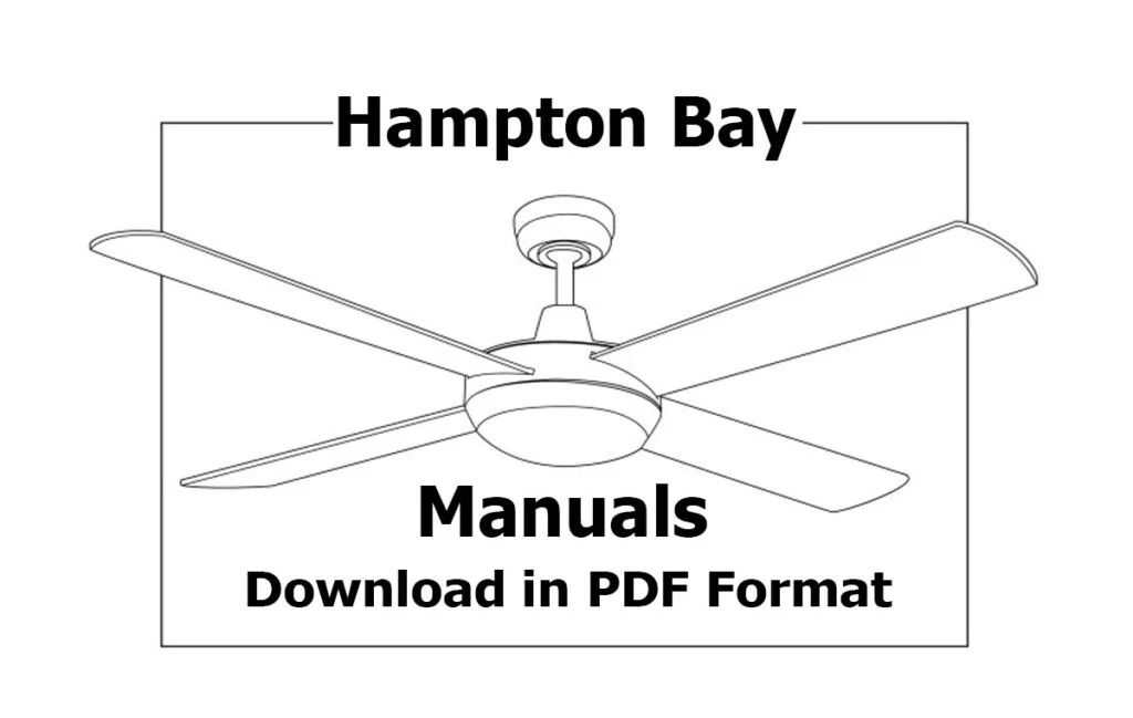 Hampton Bay Ceiling Fan Instructions Manual